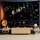 GobekUsa Astronaut Moon Tapestry Wall Hanging - Boho Hippie Living Room Decor