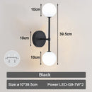 GobekUsa Frosted Glass Ball LED Wall Lamp for Corridor, Aisle, and Bedroom