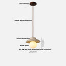 GobekUsa LED Pendant Light: Yellow Stone Wabi Sabi Nordic Modern Hanging Lamp