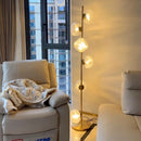 GobekUsa Glass Shade LED Floor Lamp for Home Decor, Living Room, Bedroom, Minimalist Design