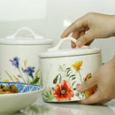 GobekUsa Large Silicone Sealed Flower Storage Jar, Nut & Tea Caddy, Snack Can, Sugar & Spice Canister