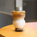 GobekUsa Cute Cat Beverage Bottle for Milk Tea Coffee Juice Portable Drinking Cup