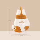 GobekUsa Cartoon Animals Hand Towel: Soft Coral Fleece, High Absorbency, Skin Friendly Kids' Towel
