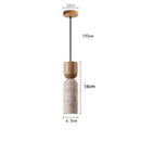 Wabi-Sabi Stone Pendant Light in Vintage French Style
