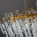 GobekUsa Gold Crystal Grapes Chandelier for Dining Living Room Bedroom