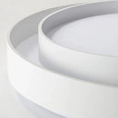 GobekUsa LED Round Ceiling Light for Living Room, Bedroom, Study - White/Black, AC90-260V