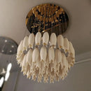 GobekUsa Elegant Tulip Staircase Chandelier: Luxury Decor Hanging LED Lamp for Lobby, Restaurant, Hotel.