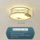 GobekUsa Crystal Round Ceiling Light - Modern Warm Bedroom Atmosphere