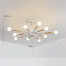 GobekUsa LED Ceiling Lights with Wooden Lampshades for Modern Livingroom and Bedroom