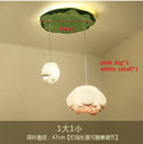 GobekUsa Lotus Glass Pendant Lamp: Elegant Pink Lotus Lighting for Home Decor