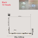 GobekUsa Double Glass Shade Pendant Light: Nordic Minimalist Design, LED Lamp for Living Room, Restaurant