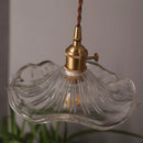 GobekUsa Lotus Leaf Glass LED Pendant Light - Japanese Style Loft Bar Living Dining Bedroom