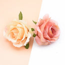GobekUsa Christmas Rose Arch Wall Garden Wreath Decorative Silk Flowers
