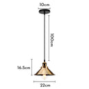 GobekUsa Iron Pendant Light for Dining Room, Kitchen, and Bedroom