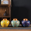 GobekUsa Enamel Tea Pot Ceramic Storage Jar - Airtight Coffee Container