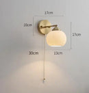 GobekUsa Ceramic Wall Lamp with Knob Switch - Home Lighting