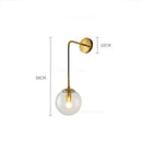 GobekUsa Glass Ball LED Wall Light for Bedroom Decoration and Living Room Fixtures