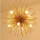 GobekUsa Geometric Ball Chandelier: Modern LED Lighting for Living Room and Dining Room