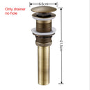 GobekUsa Brass Air Isolation Deodorant Basin Drain Pipe - Anti-Spill Water Drain