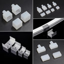 GobekUsa LED Silicone Tube Profile Connector Clip Plug Neon Strip Lights End Cap Kit