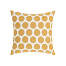 GobekUsa Daisy Yellow Floral Geometric Pillow Cover - Soft Cozy Embroidery for Living Room