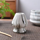 GobekUsa Ceramic Matcha Whisk Stand & Tea Bowl Holder for Kitchen and Dining