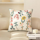 GobekUsa Chic Floral Geometric Cushion Cover - 45x45cm