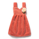 GobekUsa Kids' Cute Dress Hand Towel: Thick Coral Velvet, Soft Touch, Home & Kitchen Cleaning