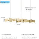 GobekUsa Box Shape Pendant Light for Dining Table Bar Kitchen Island Decor