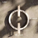 GobekUsa Green Black Marble Wall Lamp for Home and Cafe Decoration