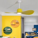 GobekUsa Kids Double Leaf Ceiling Fan Light - Silent Operation with Adjustable Speed