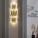 GobekUsa Gold Crystal LED Wall Lamp for Elegant Home Lighting