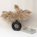 GobekUsa Ceramic Donut Vase: Nordic Art Pampas Grass Home Decor Office Living Room
