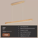 Nordic Linear Wood LED Pendant Light