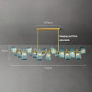 "GobekUsa Glass Chandelier for Modern Dining Room Decor 2024"