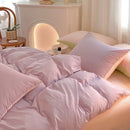 GobekUsa Cotton Queen Bedding Set: Duvet Cover, Sheets, Quilt Cover, Pillow Covers -Soft & Comfortable