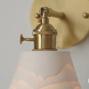 GobekUsa LED Wall Lamp Sconce Up Down Rotate Pull Chain Switch Modern Stair Light Fixtures