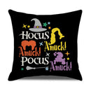 GobekUsa Halloween Linen Cushion Cover for Living Room Decor and Sofa - Trick or Treat