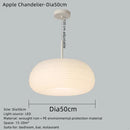 GobekUsa Apple Shape LED Ceiling Chandelier for Bedroom, Kitchen & Dining Room