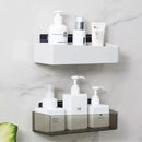 GobekUsa Bathroom Shelves Wall Mounted Shower Organizer Basket Storage Rack