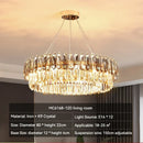 GobekUsa Gold Crystal Chandelier: Luxury Lighting for Dining Living Bedroom Kitchen Island