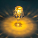 GobekUsa Crystal Diamond LED Night Light Table Lamp for Bedroom Reading
