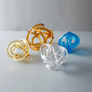 GobekUsa Glass Knot Twist Sculpture Decor Geometric Decorative Home Figurines