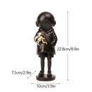 GobekUsa Diver Girl Resin Statue Banksy Deep Sculpture Street Art Ornament Figurine