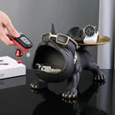 GobekUsa Bulldog Remote Control Storage: Office & Living Room Decor Ornament