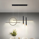 GobekUsa Black LED Chandelier Pendant Light for Home Dining Kitchen Bar.