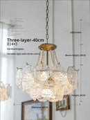 GobekUsa Crystal Chandelier: Modern Chic Pearl Light for Elegant Home Decor