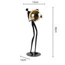 GobekUsa Gold Figure Sculpture Metal Ornament Home Decor Figurine