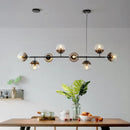 GobekUsa Glass Ball Pendant Chandelier: Modern Nordic Art Ceiling Lighting for Dining Room & LOFT