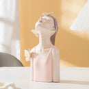 GobekUsa Butterfly Girl Sculptures: Pink Room Decor & Fairy Garden Art for Modern Bedroom